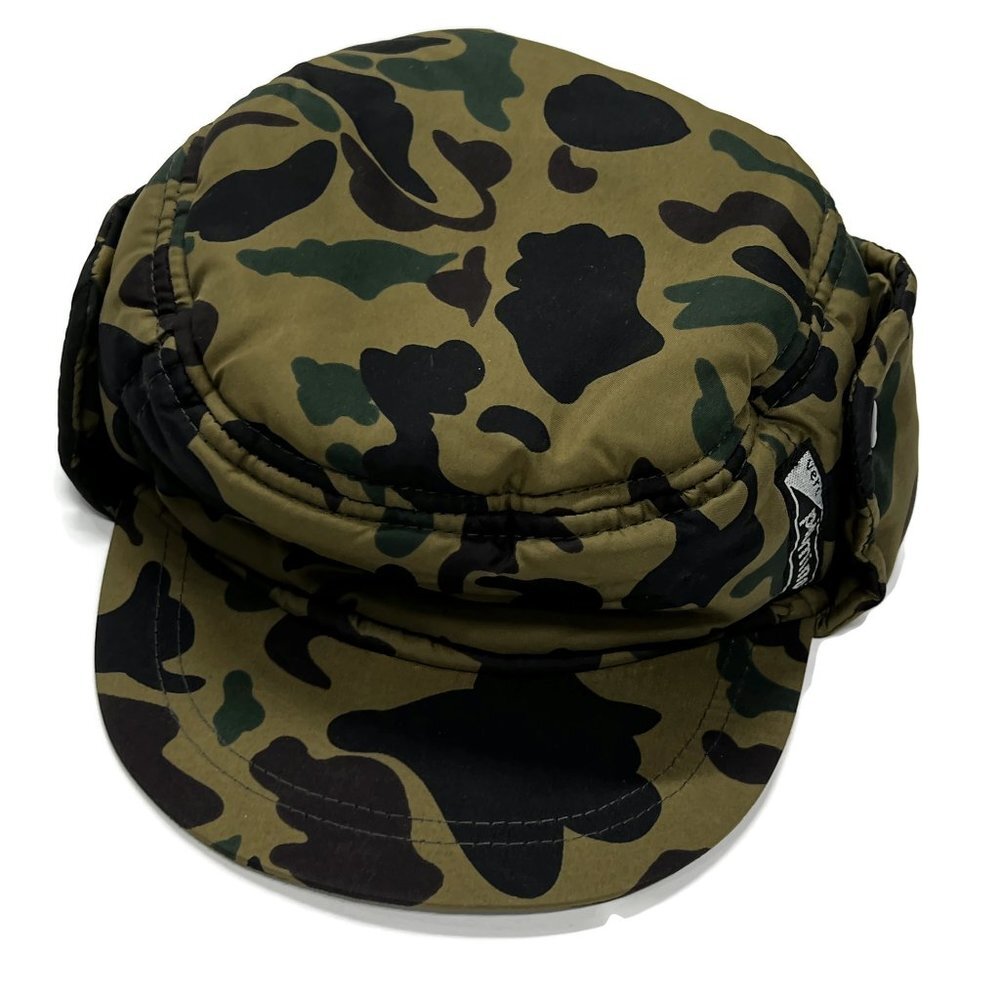 Vero Piumino Ear Flap Ski Hat Camo Insulated‎